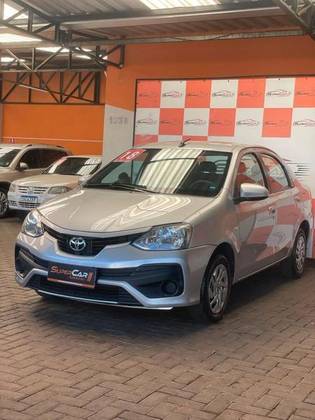 TOYOTA ETIOS 1.3 X 16V FLEX 4P AUTOMÁTICO TOYOTA ETIOS 1.3 X 16V FLEX 4P AUTOMÁTICO